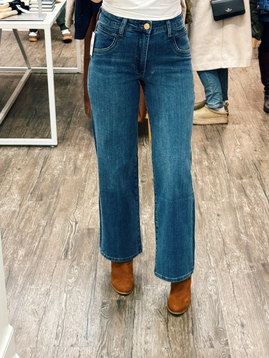 Jodi High Rise Straight Leg: Amusement