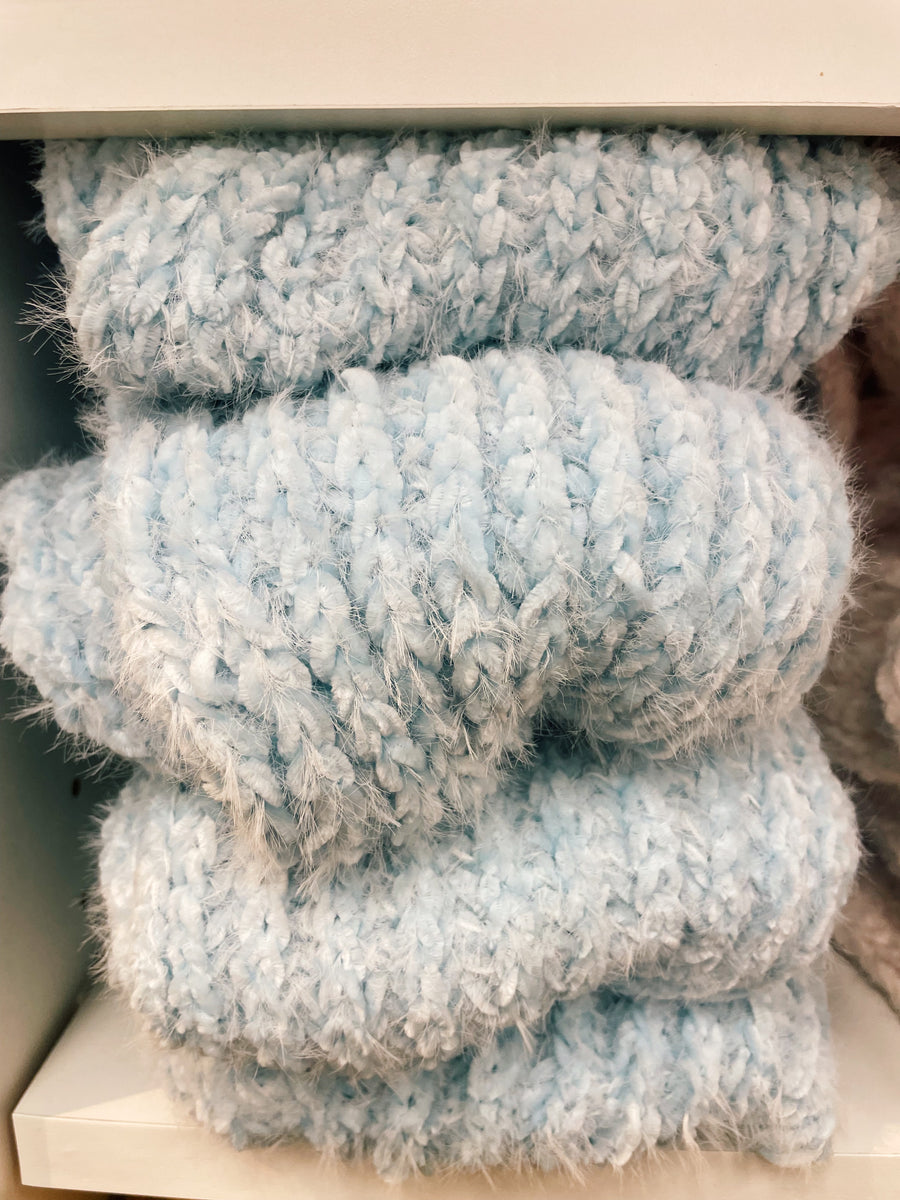 Chenille Knit Scarf