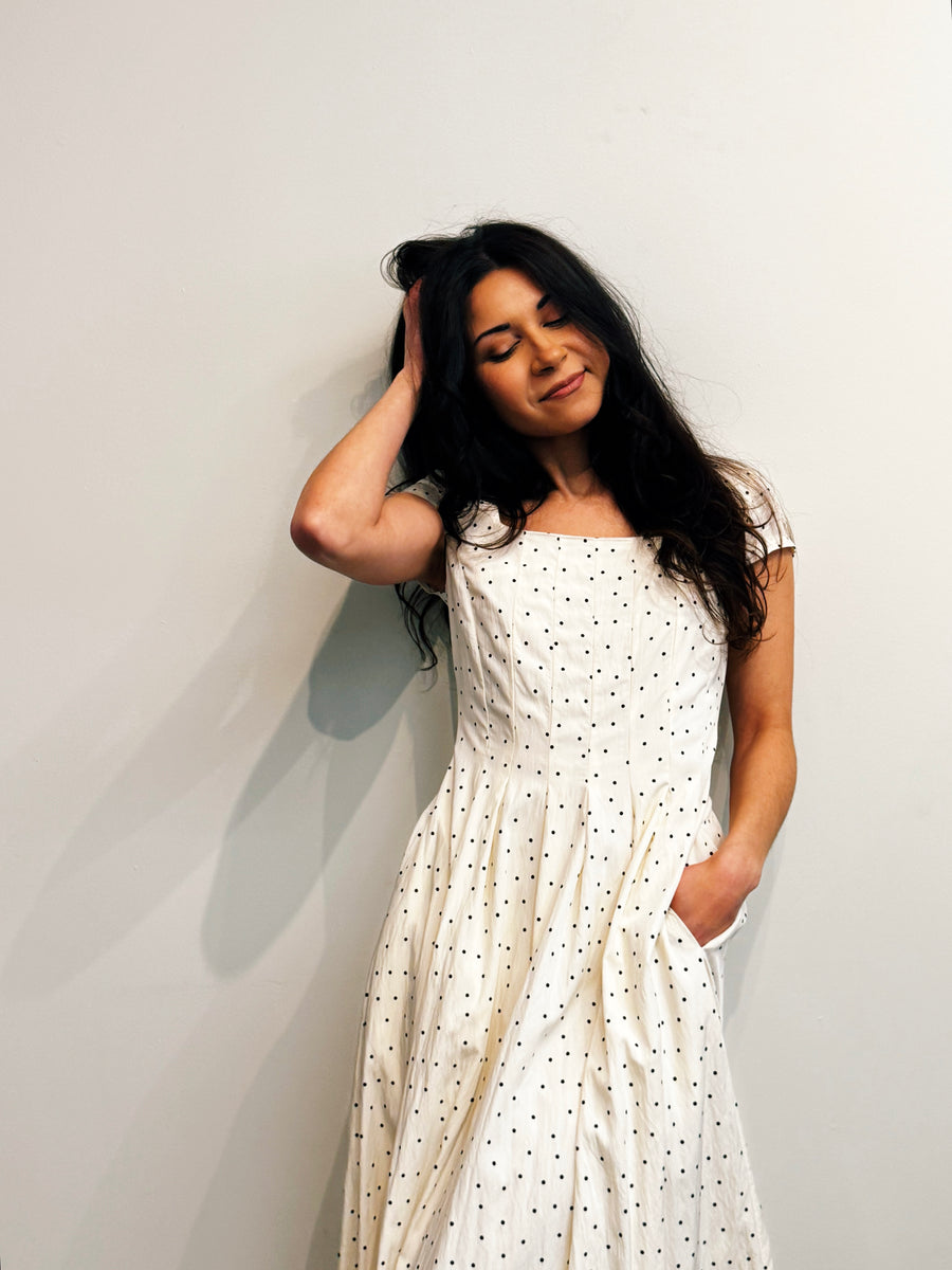 Polka Dot Midi