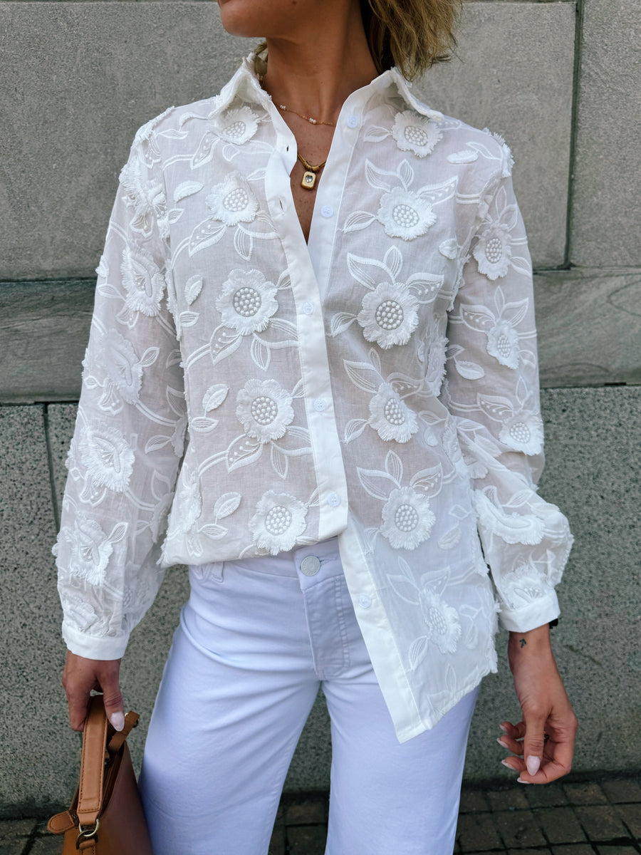 Gemma Floral Buttondown