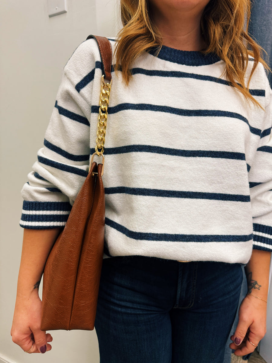 Oversized Striped Sweater