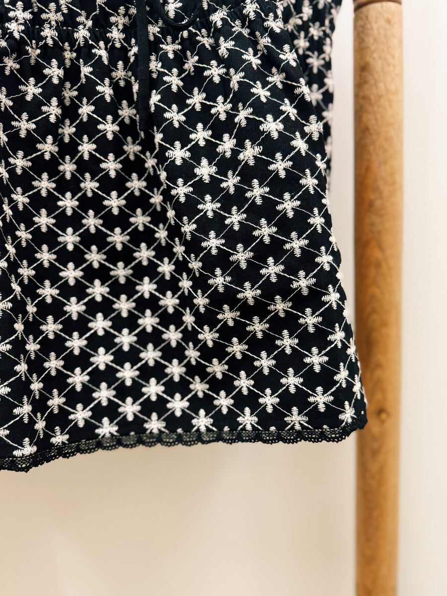 Printed Peplum Tank
