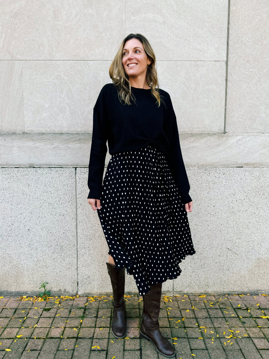 Polka Dot Mixed Up Dress