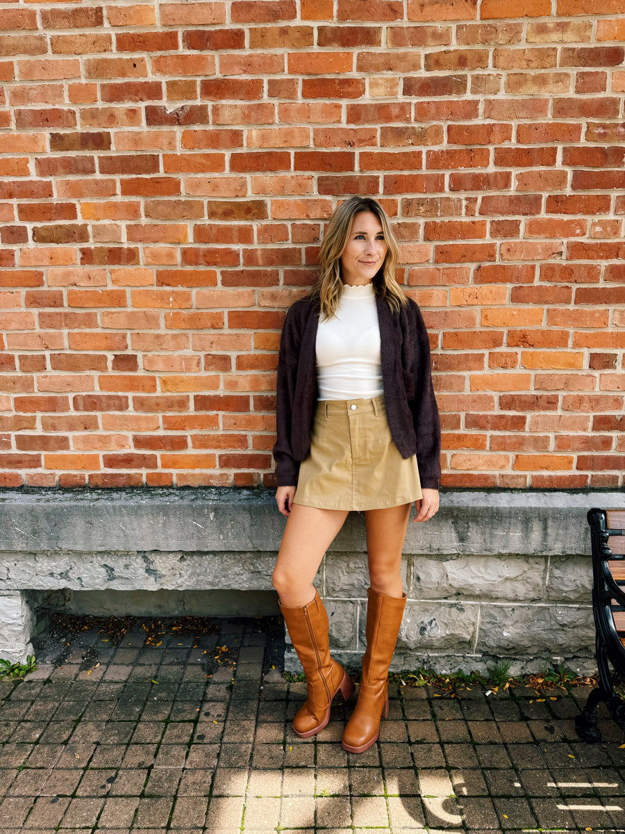Jana Furry Cardigan