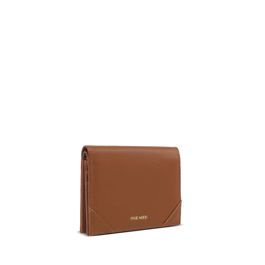 Anna - Recycled Vegan Wallet - Chestnut