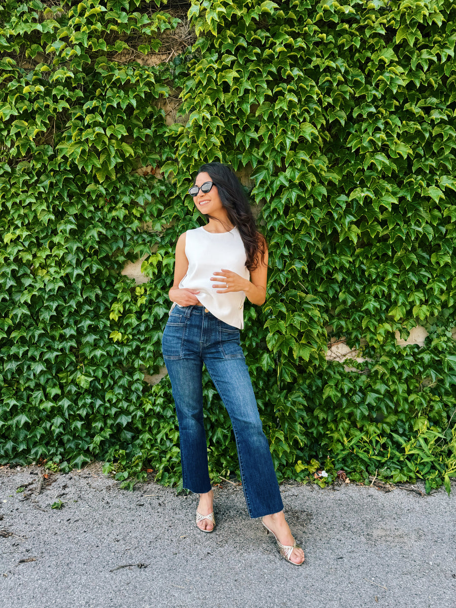 Button Knit Tank