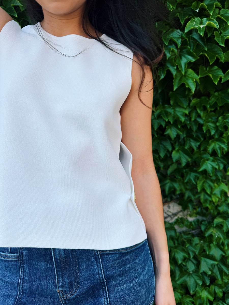 Button Knit Tank