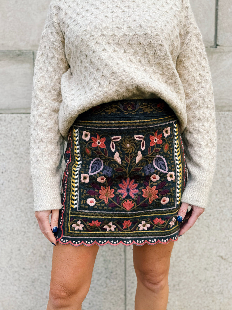 Field Of Flowers Skirt