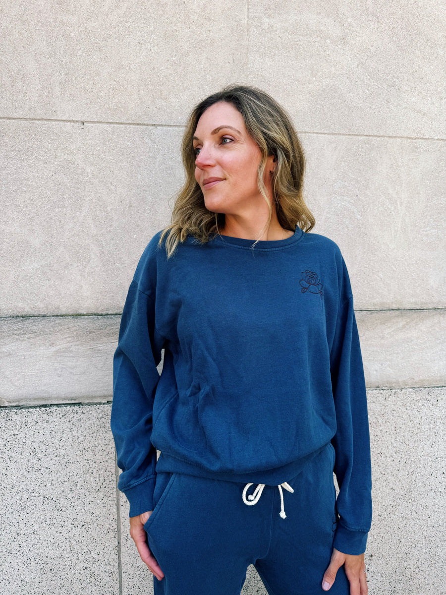 Perry Pullover: Azure Blue