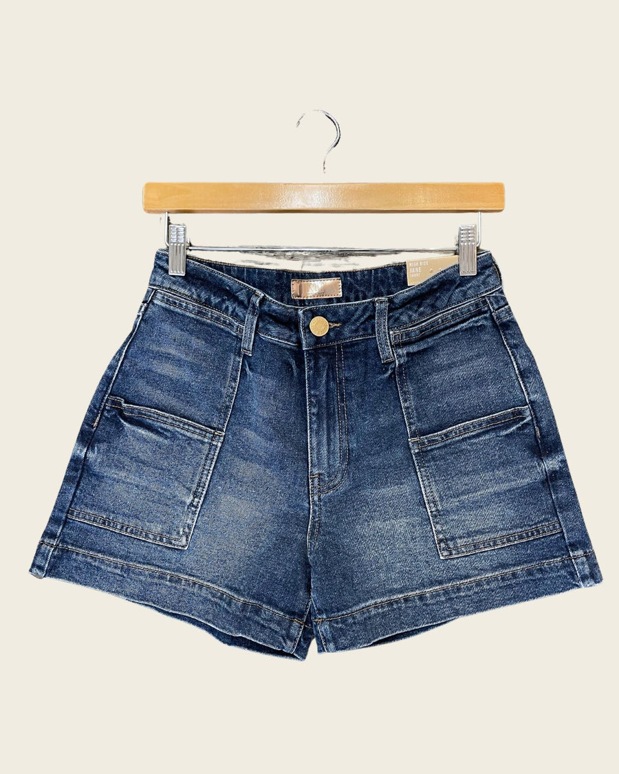 Jane High Rise Short With Oversized Pocket