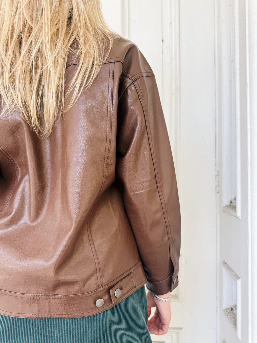 Echo Faux Leather Jacket