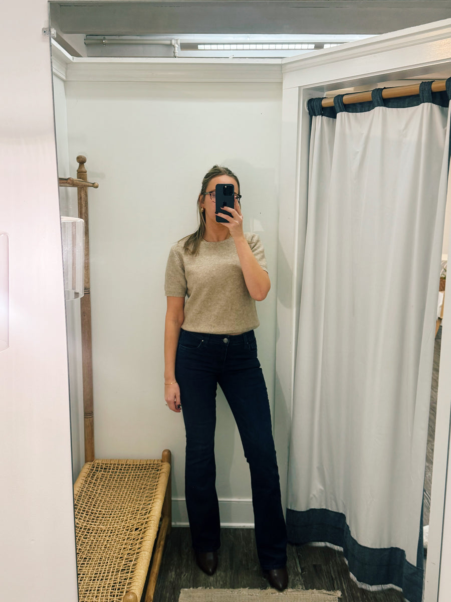 Natalie Mid Rise Boot Cut: Leading