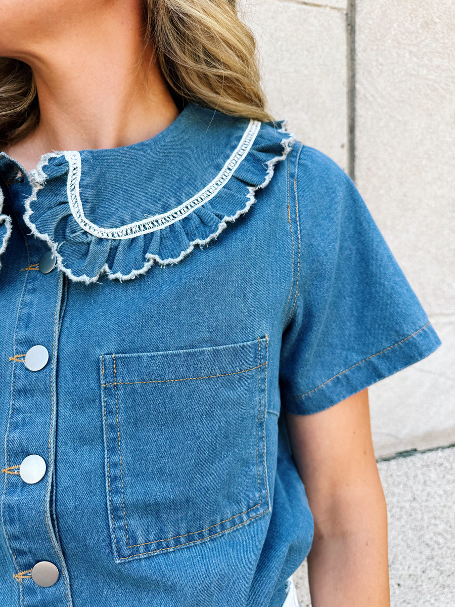 Skylar Denim Blouse
