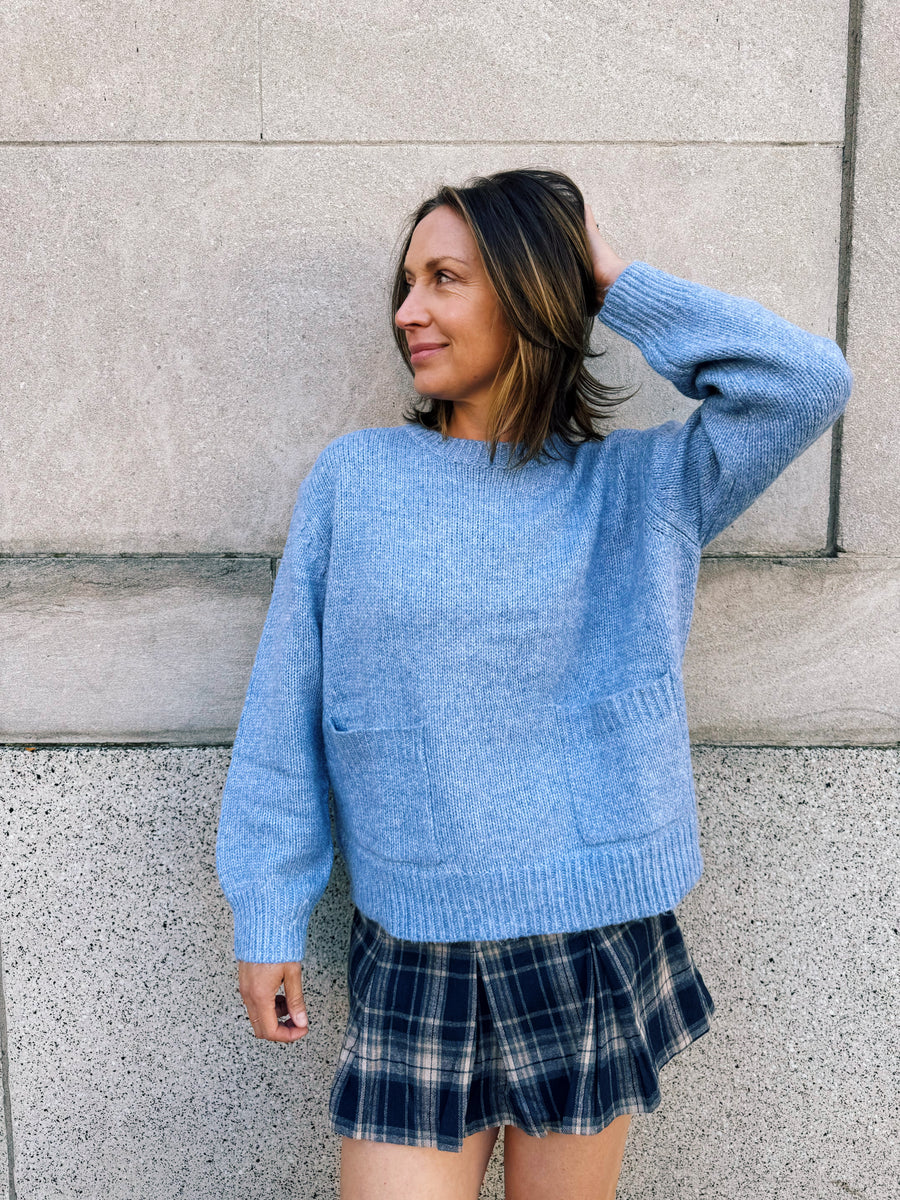 Eloise Patch Pocket Sweater