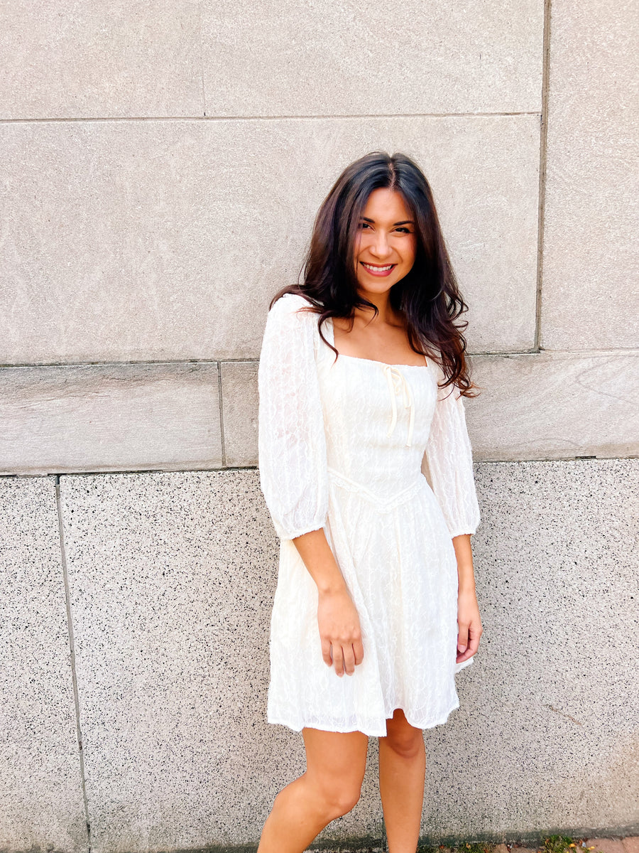 Textured Lace Dress