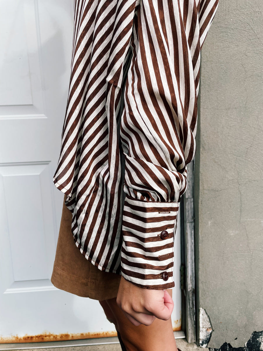 Pinstripe Blouse
