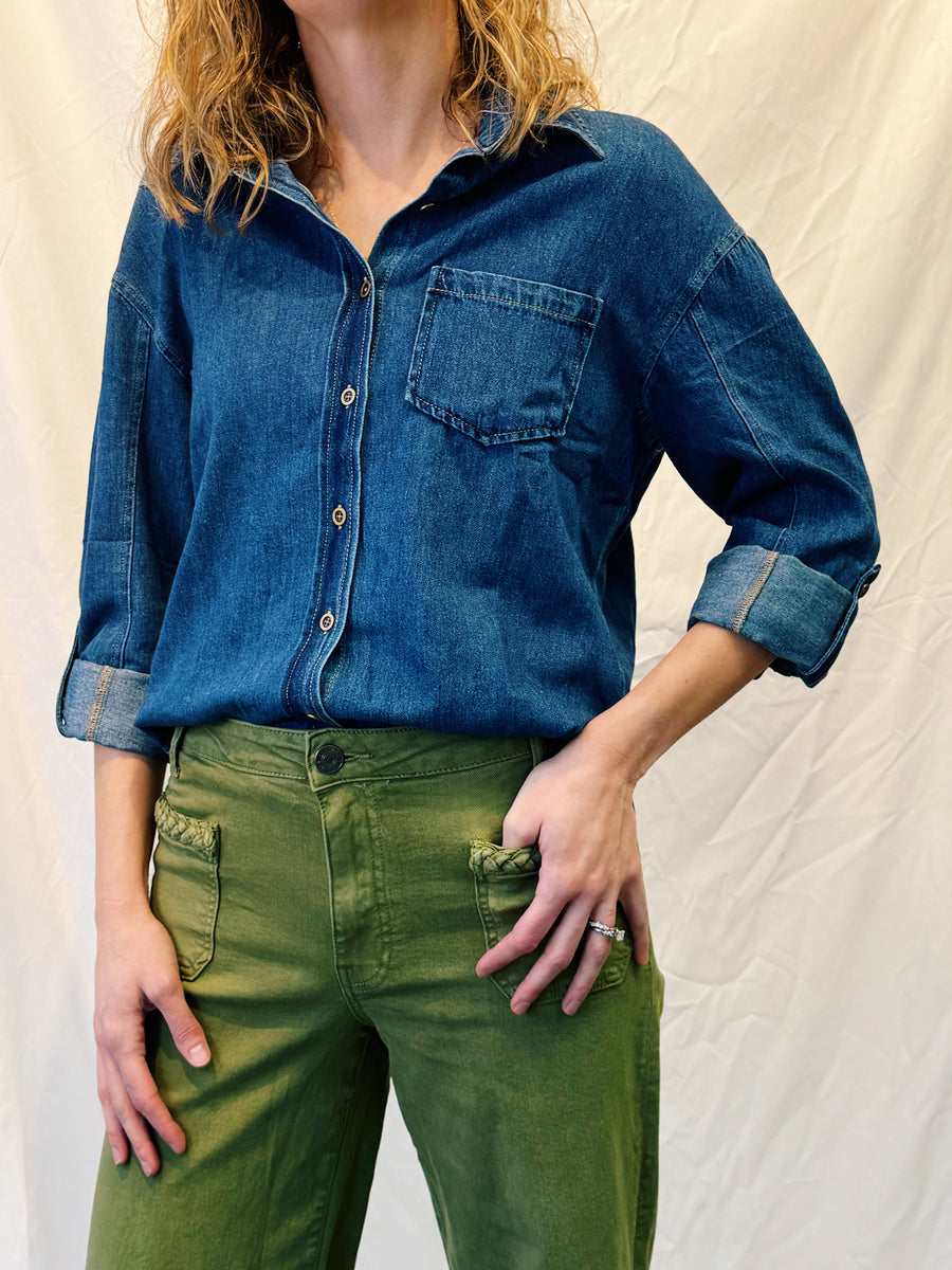 Leighton Denim Button Down