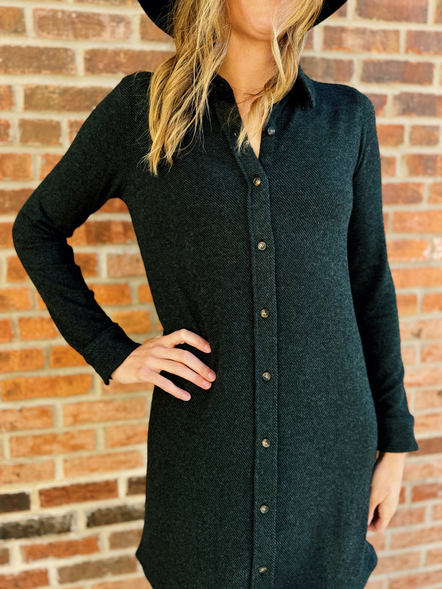 Legend Sweater Shirt Dress