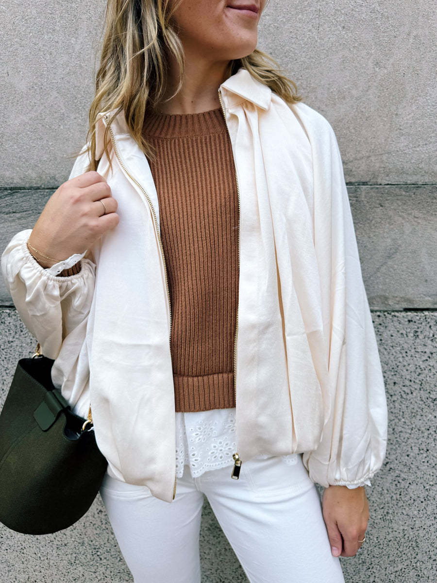 Satin Bubble Jacket