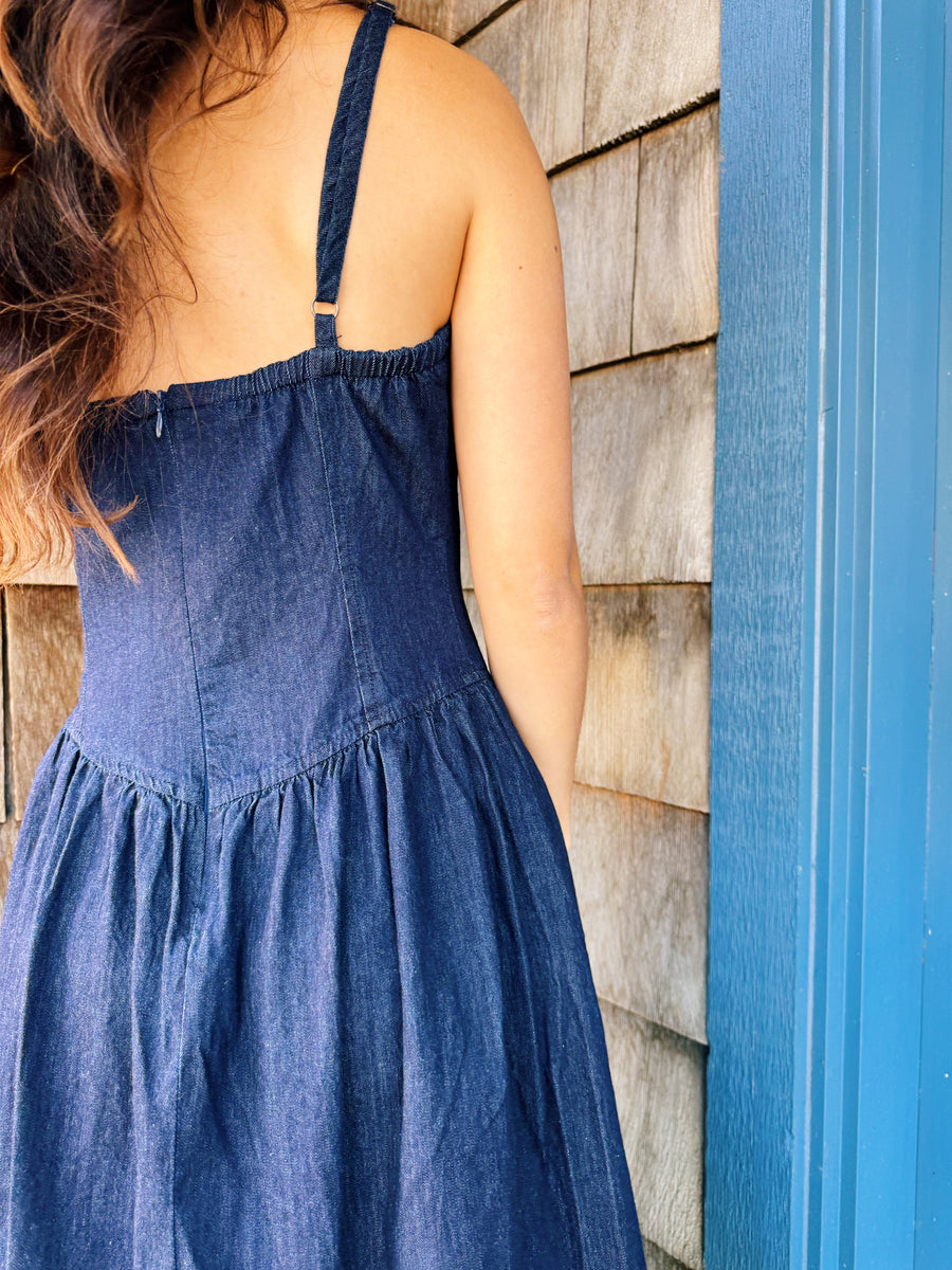 Denim Midi Dress