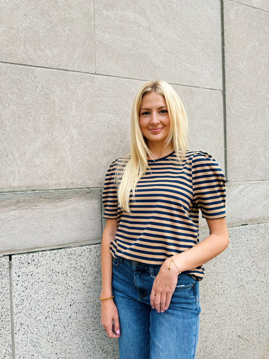 Cara Striped Tee