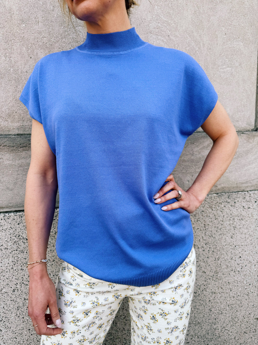 Aurora Mock Neck Top