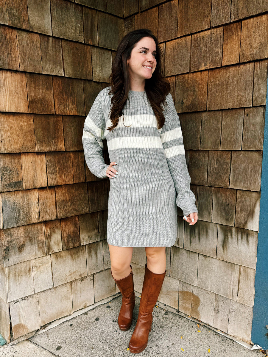 Varsity Sweater Dress