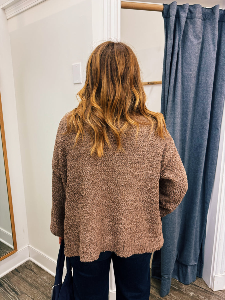 Popcorn Textured Cardigan