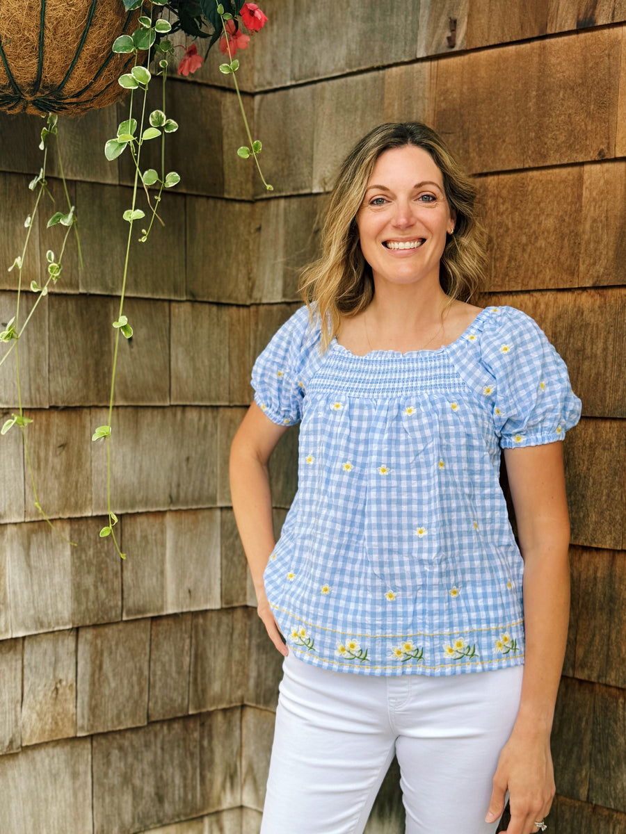 Carter Gingham Blouse