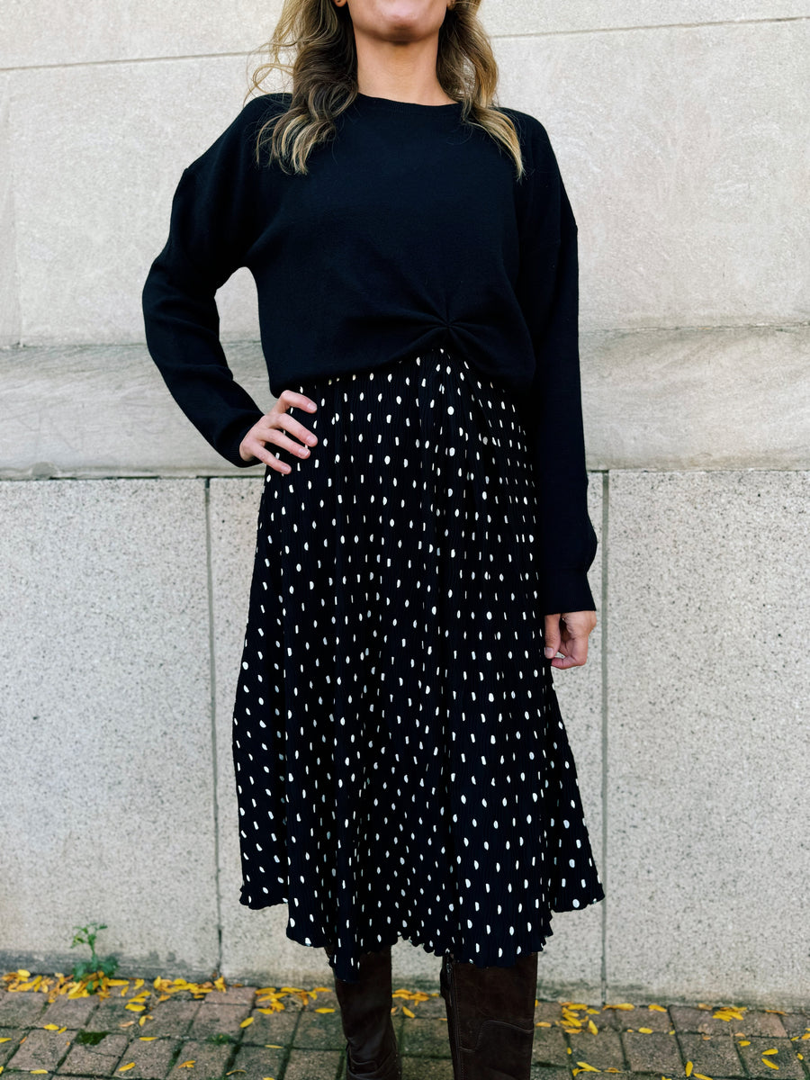 Polka Dot Mixed Up Dress