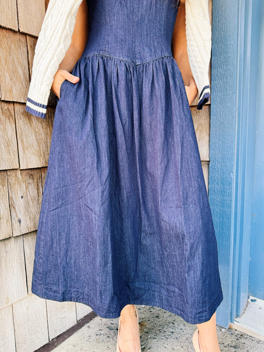 Denim Midi Dress