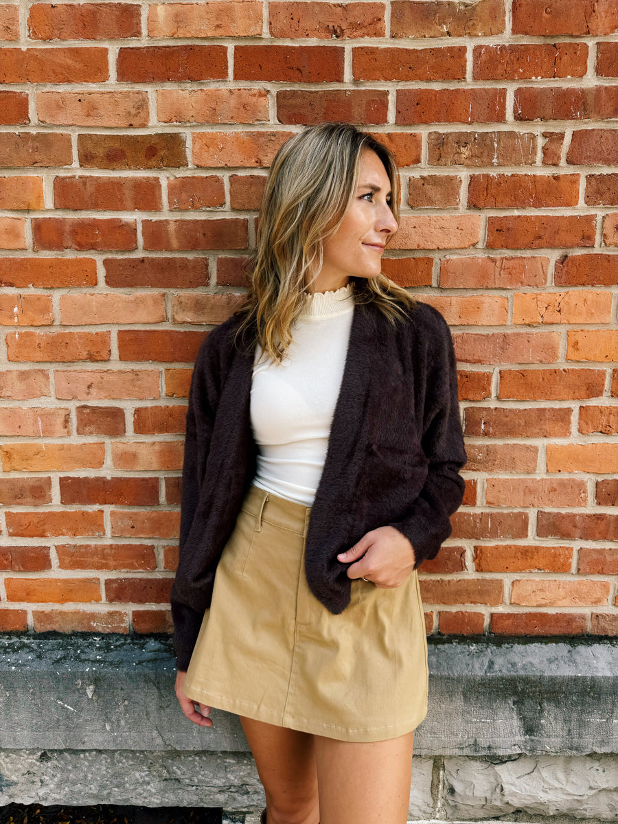 Jana Furry Cardigan