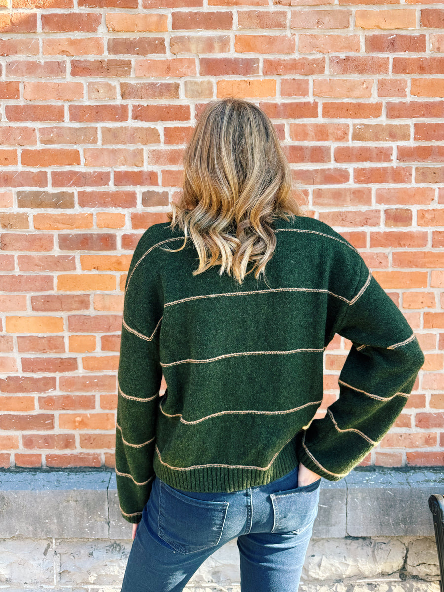Cozy Striped Cardigan