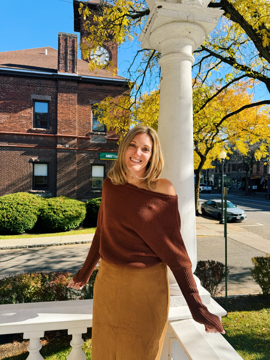 Jessie One Shoulder Sweater