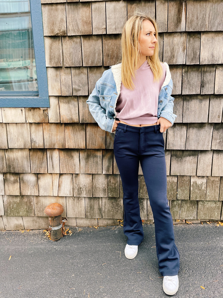 Ana High Rise Trouser Flare