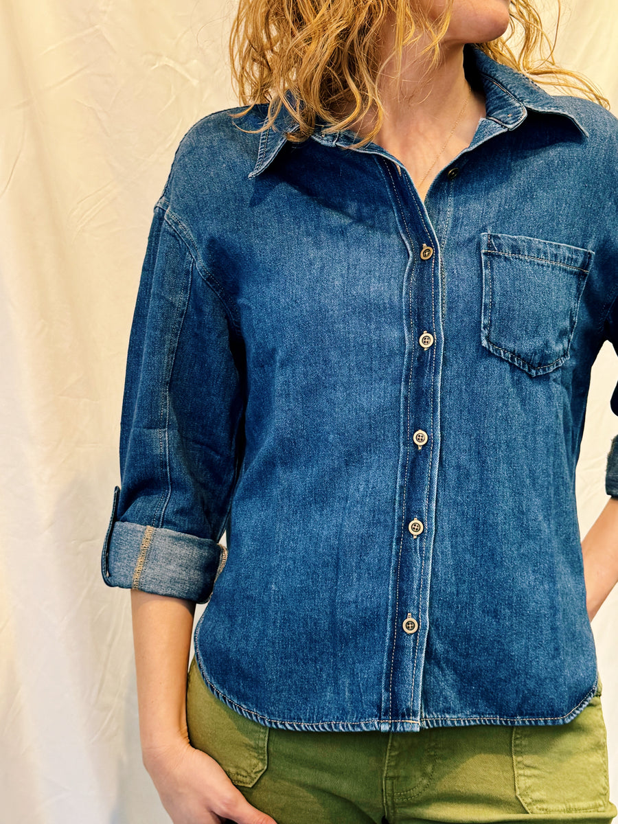 Leighton Denim Button Down