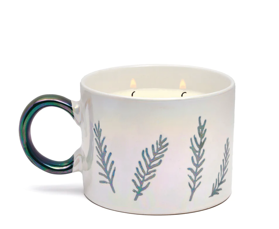 Cypress + Fir Ceramic Mug Candle