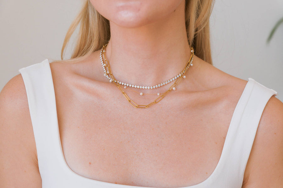 Sasha Gold Chain Necklace
