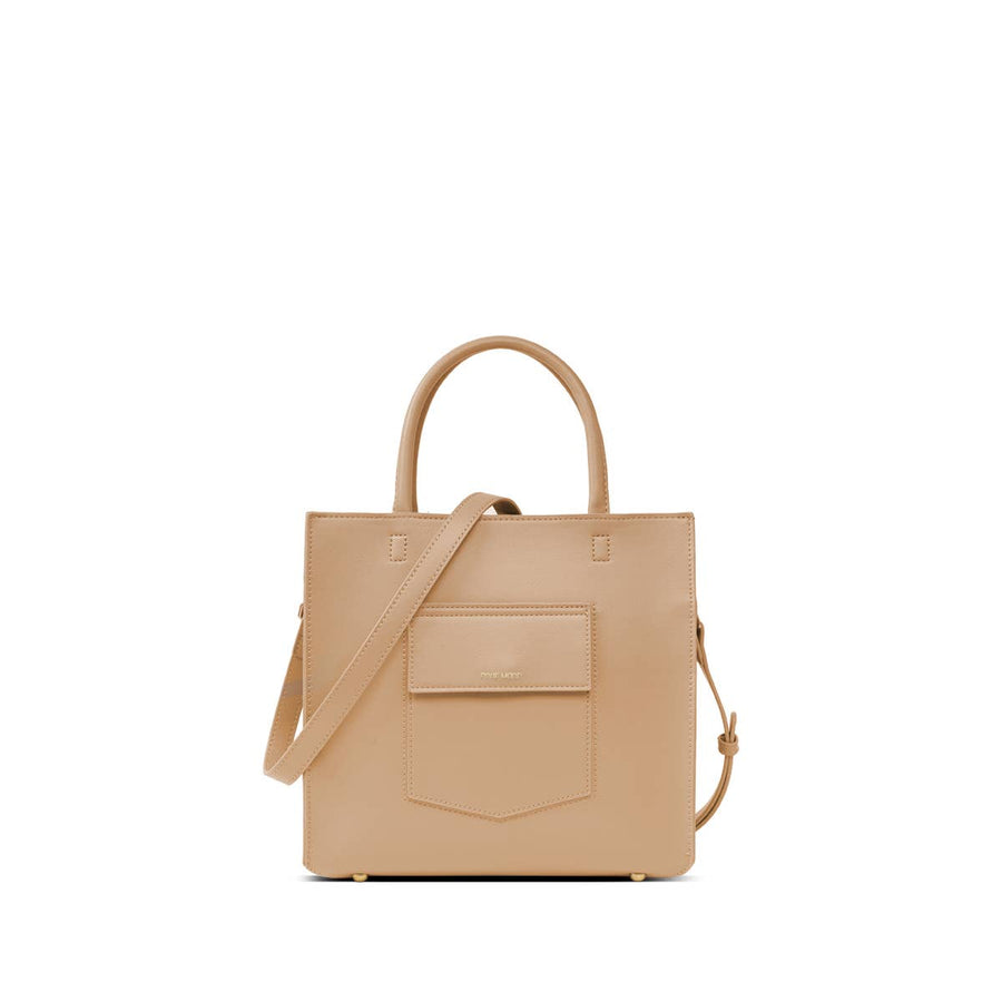 Caitlin Small Recycled Vegan Tote Bag: Sand