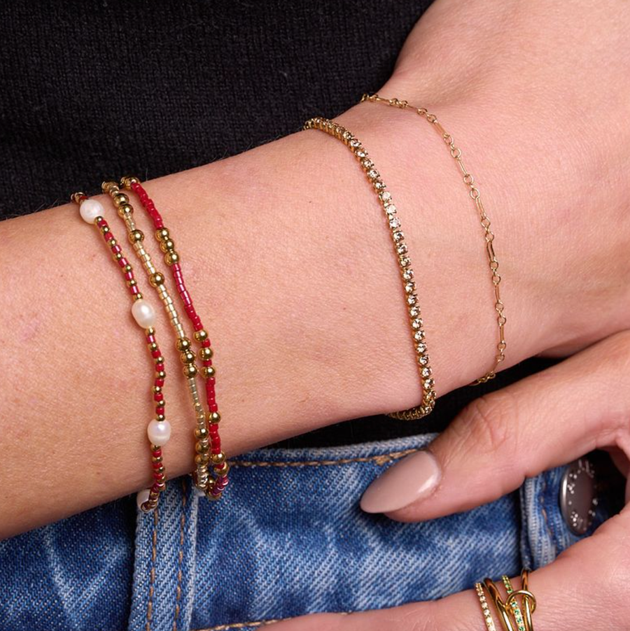 Mocha Micro Tennis Bracelet