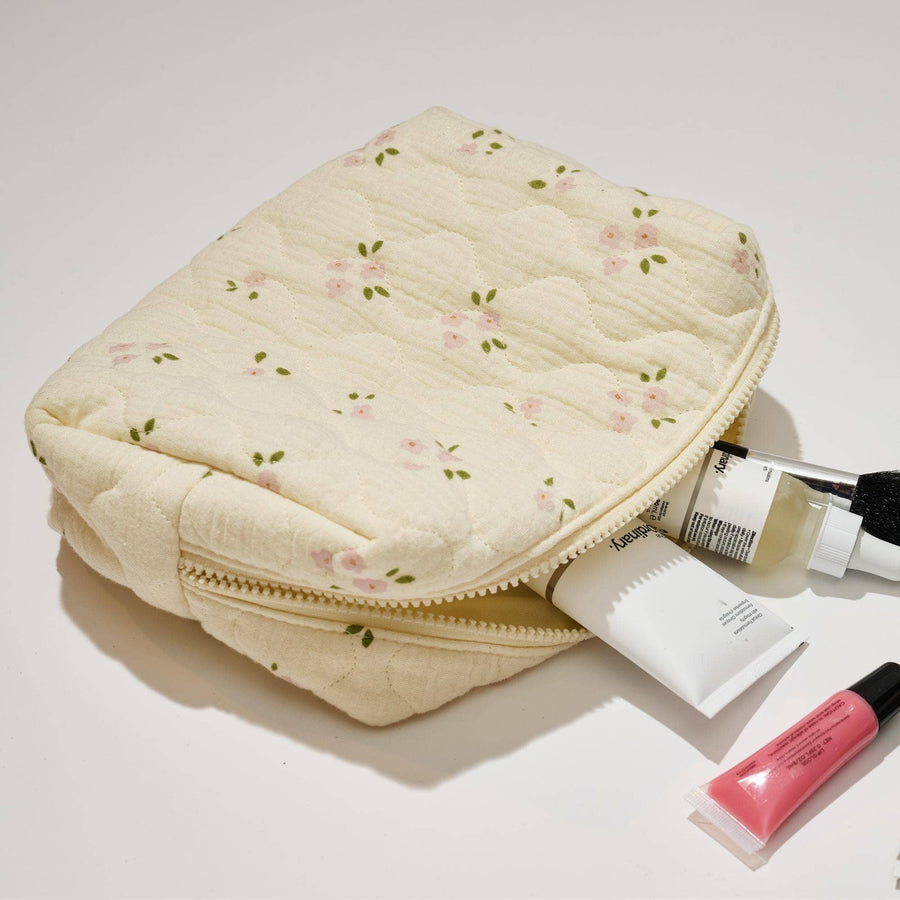 Quilted Keeper Cosmetic Pouch