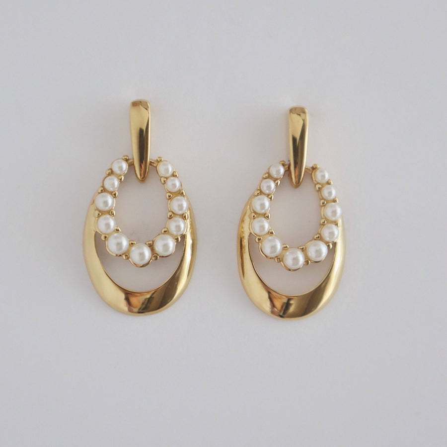 Estelle Pearl Earrings | Lightweight Earrings