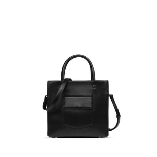 Caitlin Small - Recycled Vegan Tote Bag: Black