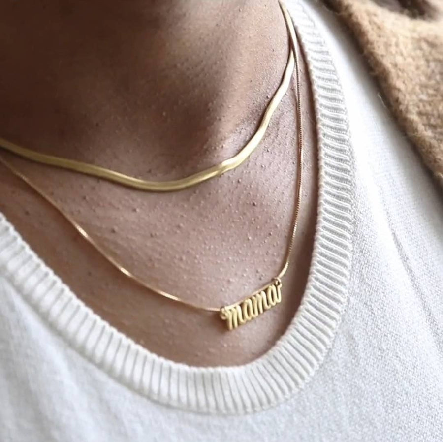Mini Herringbone Necklace
