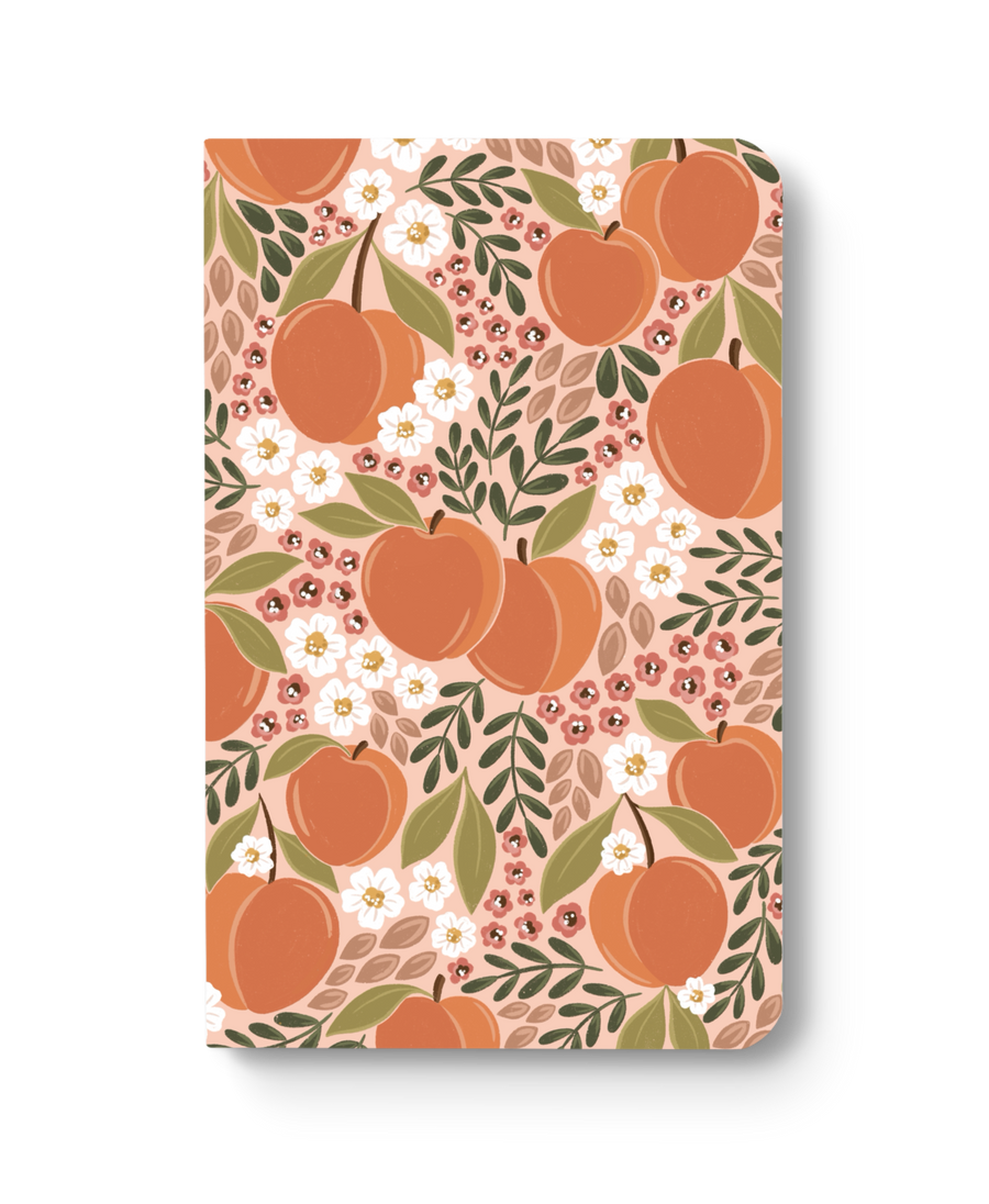 Peaches Dotted Notebook