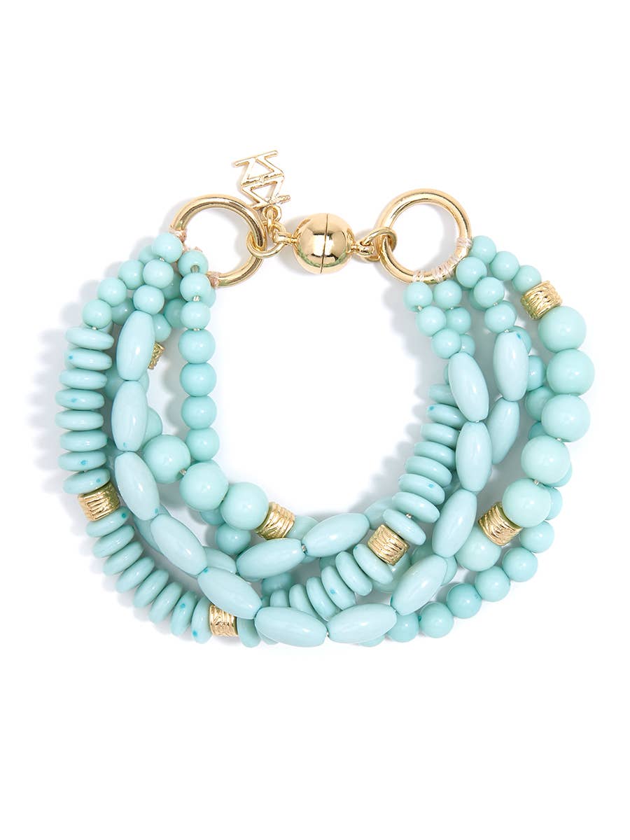 Mixed Beads Layered Bracelet