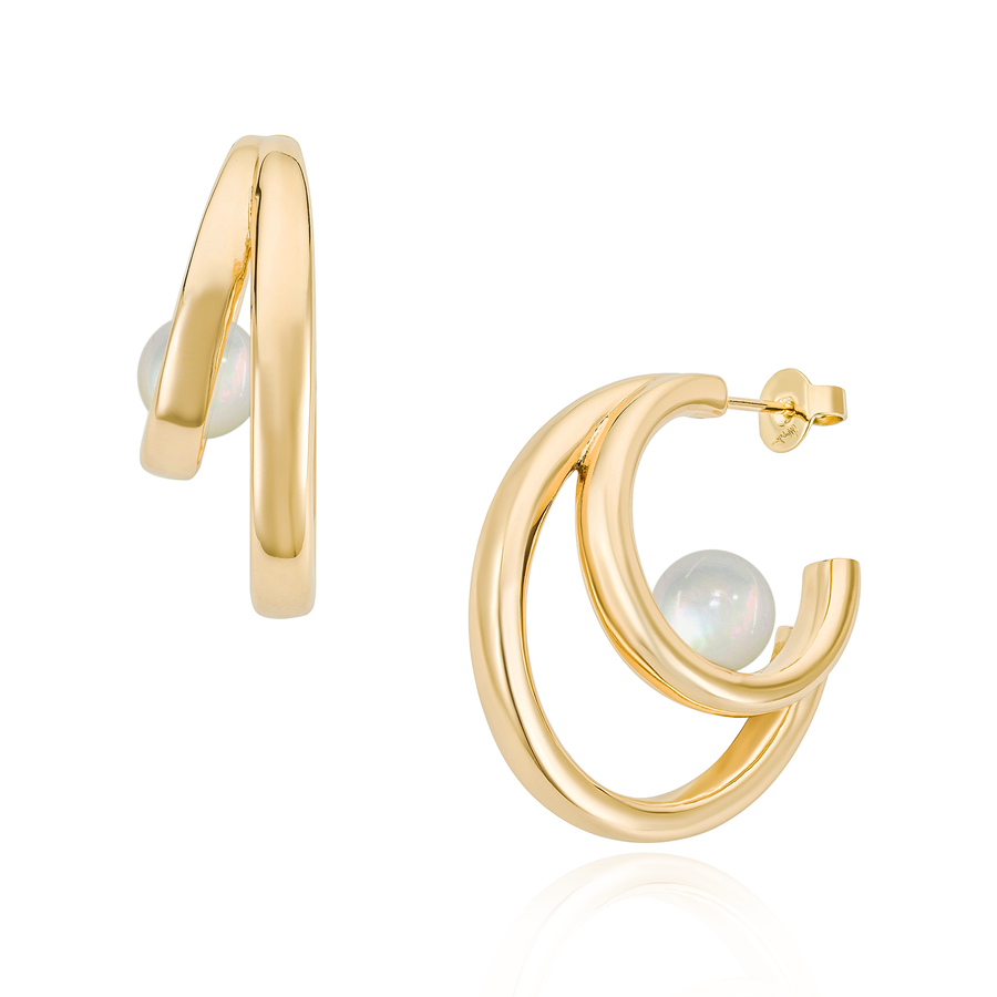 Tati Pearl Hoops